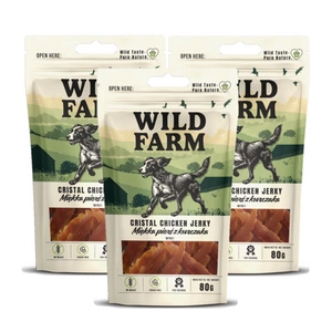 WILD FARM mīkstas vistas krūtiņas 80g suņu našķi