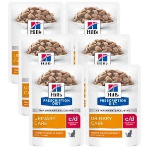 HILL'S PD Prescription Diet Feline c/d Urinary Stress Chicken 85g maisiņš