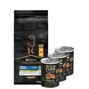 Purina Pro Plan Large Puppy Robust Optistart, vistas gaļa un rīsi 12kg