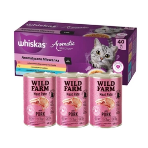 WHISKAS Aromātiskais maisījums pieaugušajiem 40 x 85 g - mitrā kaķu barība