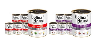 Dolina Noteci PREMIUM ar liellopu un truša gaļu un dzērvenēm 24x800g