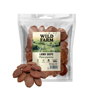 WILD FARM Jēra gaļas čipsi 500g suņu našķi