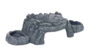 Repti Planet Hideout ar divām magnētiskajām bļodiņām 39x14,5x9,5 cm