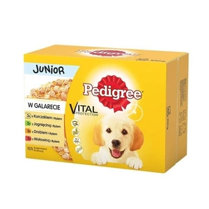 PEDIGREE Junior mix garšu maisījums želejā 12x100g