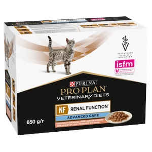 PURINA Veterinary PVD NF Nieru funkcija kaķiem 10x85g - lašains