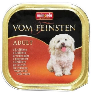 ANIMONDA Dog Vom Feinsten Adult skonis: triušis 150g x22