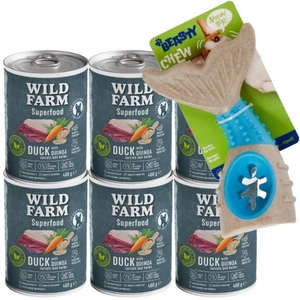 Wild Farm Superfood Duck 400g barība suņiem bez graudiem
