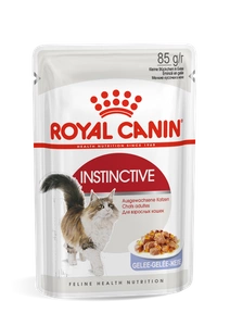ROYAL CANIN Instinctive 12x85g želejas tipa mitrā barība pieaugušiem, izvēlīgiem kaķiem