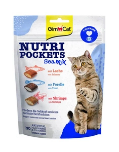 GIMCAT NUTRI POCKETS Sea Mix Taurīns 150g