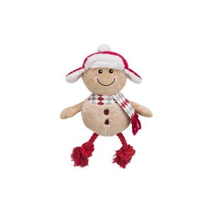 TRIXIE Piparkūku vīriņš, rotaļlieta sunim, poliestera/kokvilnas, 34 cm, ar skaņu, ar auklu