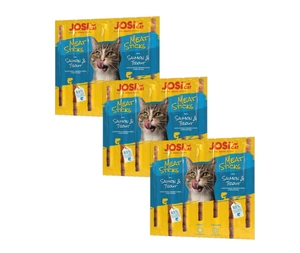 JOSERA JosiCat gaļas nūjiņas ar lasi un foreli 35g