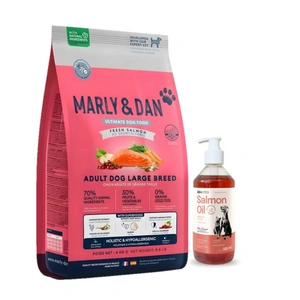 Marly & Dan Adult Dog Large Breed Fresh Salmon Holistic & Hypoallergenic 4kg sausā barība