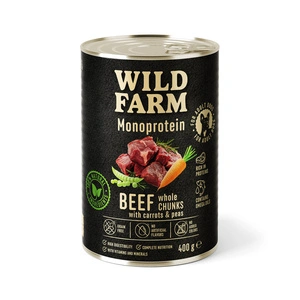 Wild Farm Monoprotein Beef 400g hipoalerģiska barība suņiem