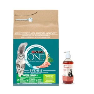 Purina One Indoor Cat pieaugušo kaķu barība ar tītaru gaļu kaķiem 3kg