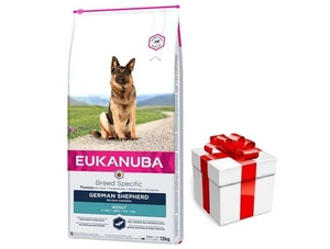 EUKANUBA Adult vācu aitu suns 12kg + STAIGMENA SUŅIEM