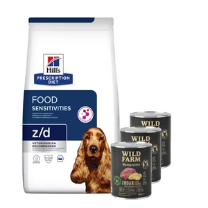 HILL'S PD Prescription Diet Canine z/d Jutīgums pret pārtiku 10kg