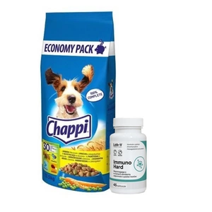 CHAPPI 13,5kg - sausā barība su mājputniem un dārzeņiem