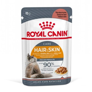 ROYAL CANIN Intense Beauty 12x85g mitrā barība mērcē pieaugušiem kaķiem, veselīgai ādai un skaistam kažokam