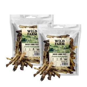 WILD FARM Žāvēti jēra nagi 300g suņu našķi