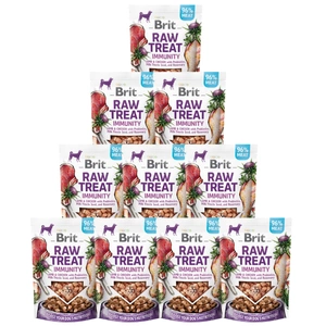 BRIT CARE Dog Raw Treat Immunity Lamb & Chicken ar probiotikām, piena dadžu sēklām un rozmarīnu 40g