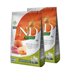 Farmina N&D Pumpkin Grain Free suņu ābolu un ābolu barība MEDIUM & MAXI 12kg