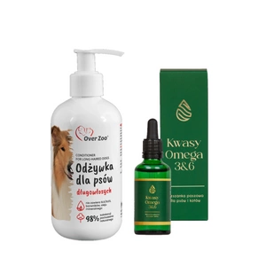 OVER ZOO matu kondicionieris garspalvainiem suņiem 240ml