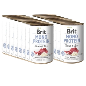BRIT MONO PROTEIN Jēra gaļa un brūnie rīsi 400g