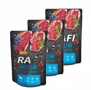Rafi ar jēra gaļu suņiem - paciņa 300g (melns iepakojums)