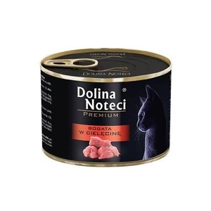 Dolina noteci Premium kaķiem ar daudz teļa gaļas 185g x24