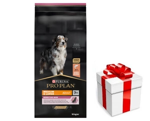 PRO PLAN Sensitive Skin vidējiem un lieliem pieaugušiem suņiem ar lasi 14kg + STAIGMENA SUŅIEM