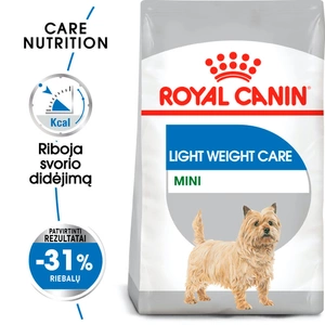 ROYAL CANIN CCN Mini Light Weight Care 1kg sausā barība pieaugušiem suņiem, mazām šķirnēm ar noslieci uz lieko svaru
