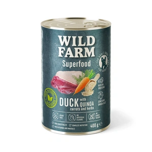 Wild Farm Superfood Duck 400g barība suņiem bez graudiem