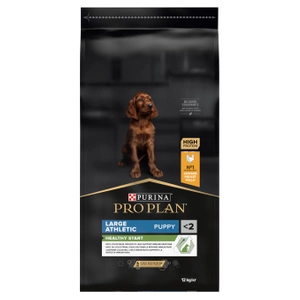 Purina Pro Plan Large Puppy Athletic Optistart, vistas gaļa un rīsi 12kg