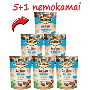 Carnilove Semi Moist Snack, sardīnes un lāča ķiploki 200 g