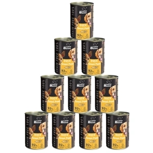 Super Beno PIES bezzbożowe kąski z kaczką i zielonym groszkiem w sosie 415g