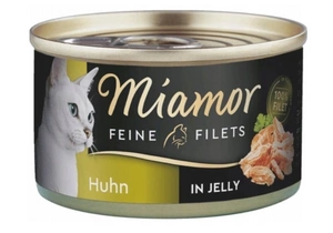 Miamor Feine Filets in jelly - mitrā kaķu barība vistas gaļa 100g bundža