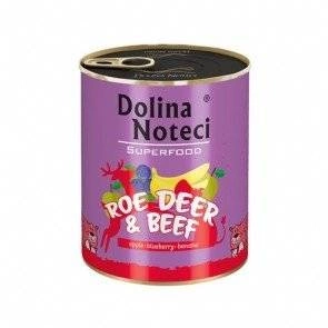 DOLINA NOTECI PREMIUM SUPERFOOD brieža gaļa un liellopu gaļa 800g x12