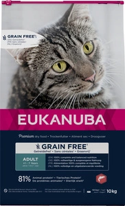EUKANUBA Grain Free pieaugušajiem laši 10kg