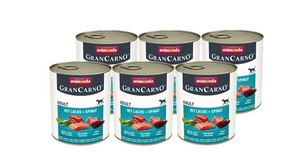 ANIMONDA GranCarno Pieaugušo suņu garša: lasis + spināti 800g