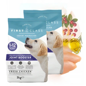 First Class Premium Bezgraudu sausā barība kucēniem Locītavu aizsardzība 3 kg