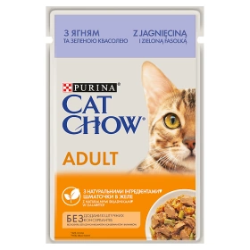 PURINA Cat Chow Adult Lamb & Green Beans 85g Maisiņš