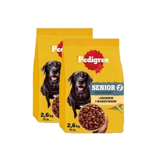 Pedigree Adult Senior ar putnu gaļu un dārzeņiem 2,6 kg