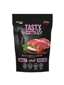Tasty Dogs Life teļa gaļas želejas trauciņš 500g