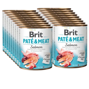 BRIT PATE & MEAT SALMON 800g