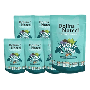 DOLINA NOTECI Superfood foreļu un tunča maisiņš 85g