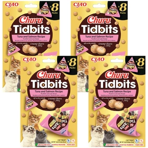 INABA Cat Churu Tidbits - tuncis un lasis 8x12g