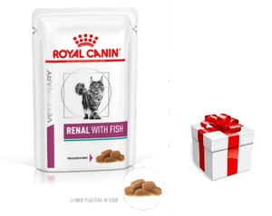 ROYAL CANIN Renal ar tunci 12x85g kanna + STAIGMENA KATEI