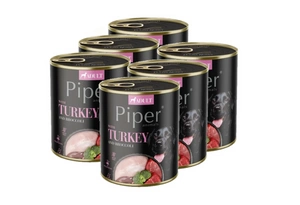 DOLINA NOTECI Piper suņiem ar tītaru un brokoļiem 800g