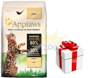 Applaws Adult Chicken Dry Cat Food 2kg + STAIGMENA KATEI