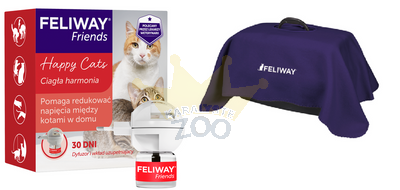 CEVA Feliway Friends difuzors + 48 ml flakons ar C.A.P. feromonu.